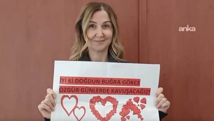 Filiz Gökce, tutuklu eşi İPA Başkanı Buğra Gökce'nin doğum gününü Silivri'de kutladı: 'Özgür günlerde kavuşacağız'