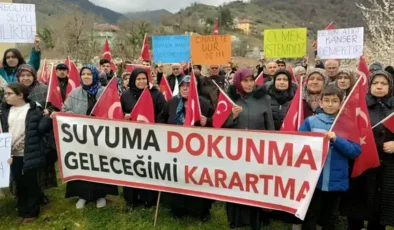 Zonguldak'ta beton santraline tepki: 'Toz altında kalan meyveden ne hayır gelir?'