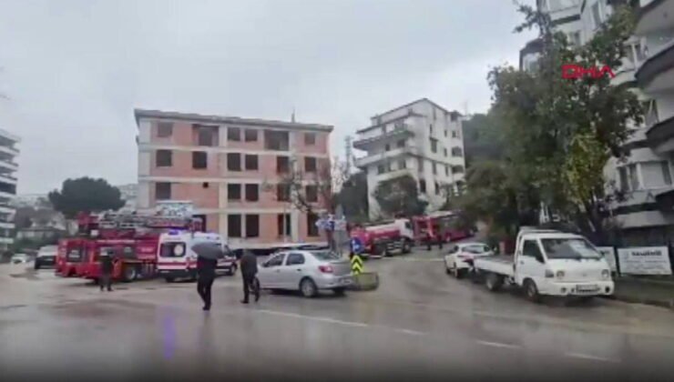 Bursa'da metruk binada çıkan yangın söndürüldü