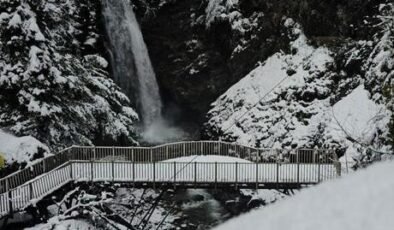 Kar geri döndü: Köy yolları kapandı, her yer beyaza büründü