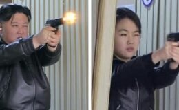 Kim Jong Un ve kızından dikkat çeken silah testi! Gelecekteki lider olarak mı hazırlanıyor?