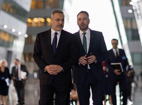 Dışişleri Bakanı Hakan Fidan, Belçikalı mevkidaşı ile görüştü