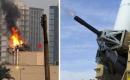 ABD’nin Bağdat Büyükelçiliği füze ile vuruldu! Sıcak görüntü