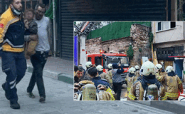 Fatih'te 3 katlı binada yangın çıktı: 1 ölü