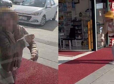 Yer: Kayseri! Fark ücretini ödemek istemeyen kadın eczaneye taşla saldırdı