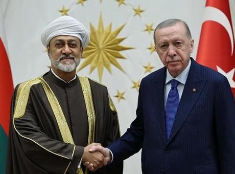 Cumhurbaşkanı Erdoğan, Umman Sultanı Heysem Bin Tarık ile görüştü