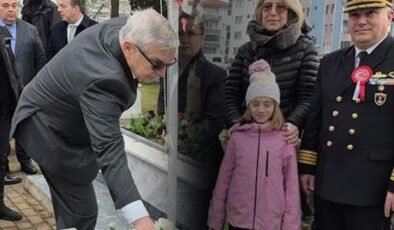 Şehit evi ziyaretinde şaşkına çeviren karşılaşma! Kapıyı açan isim tüm protokolü şaşırttı