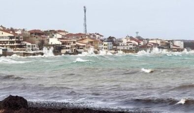 Kuzey Ege Denizi için 'fırtına' uyarısı