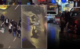 Cadde ortasında dehşeti yaşadı! Tekme ve yumruklara feci şekilde darbedildi; araçların biri dahi durmadı