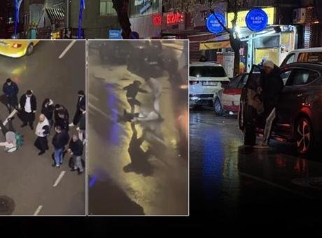 Cadde ortasında dehşeti yaşadı! Tekme ve yumruklara feci şekilde darbedildi; araçların biri dahi durmadı