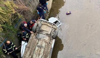 Giresun’da feci kaza! Araç dereye devrildi: 3 ölü