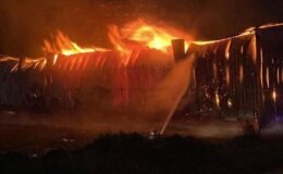 Osmaniye'de kağıt ve karton üretimi yapılan fabrikada yangın çıktı!