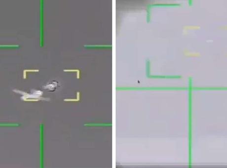 İran görüntüleri paylaştı! ABD üretimi İHA'lar böyle vuruldu