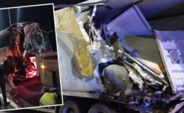 Kuzey Marmara Otoyolu'nda feci kaza! Yolcu otobüsü ile tır çarpıştı: 10 yaralı