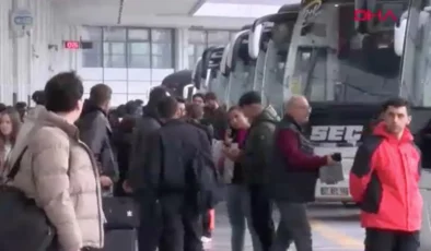 AŞTİ'de bayram yoğunluğu oluştu