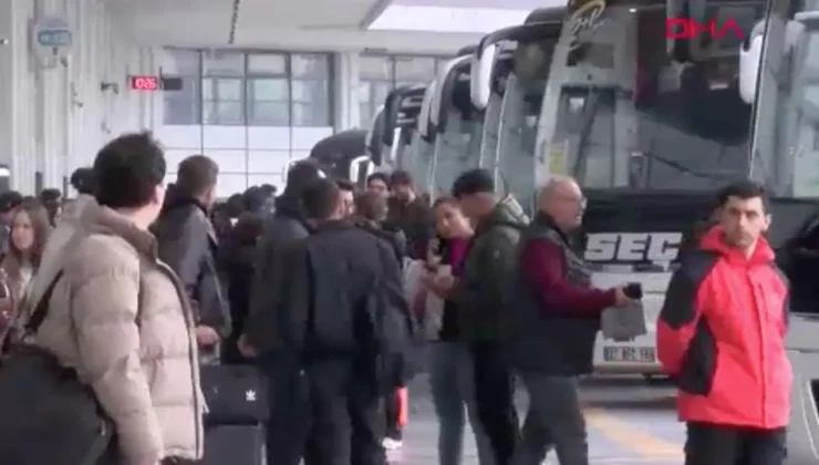 AŞTİ'de bayram yoğunluğu oluştu