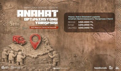 Genç yazılımcılar için 150 bin TL ödüllü 'Lojistik Optimizasyonu' yarışması başladı!