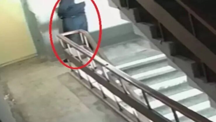 Kurye, sipariş getirdiği binaya tuvaletini yaptı