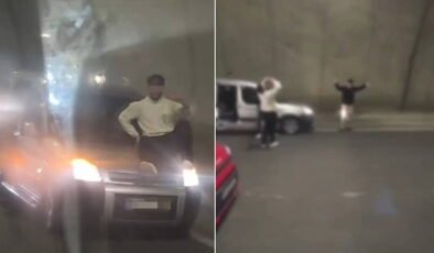 Tünelde müzik açıp dans ettiler: Sürücüye 180 bin TL ceza