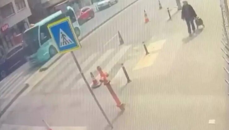 Minibüs yaya geçidinde çarptı! Yaya hayatını kaybetti