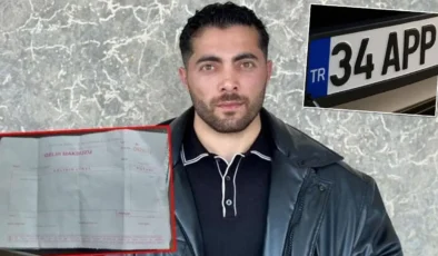 'APP' plakasını değiştirmek için 150 TL 'hizmet bedeli' istendi: Suç duyurusunda bulundu!
