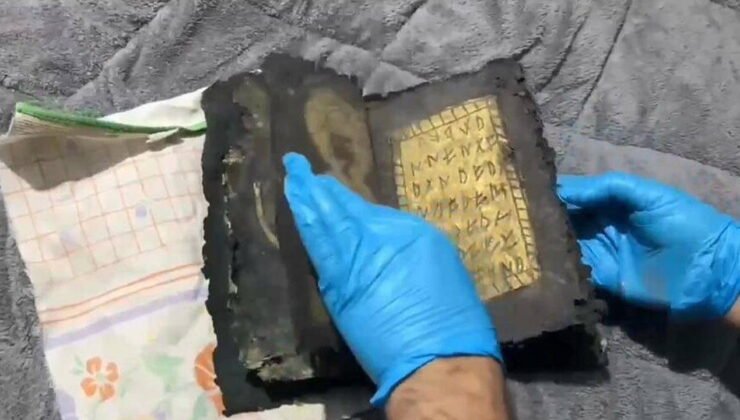 Aydın'da tarihi eser operasyonu: Bizans dönemine ait deri dua kitabı bulundu!