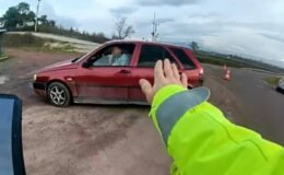 Aranması olan sürücü hem kaçtı hem de iftira attı