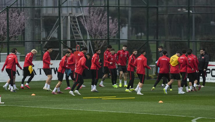 A Milli Futbol Takımı, Romanya maçı hazırlıklarına devam etti
