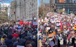 ABD'de milyonlarca kişi "Krallara hayır" protestoları için sokakta