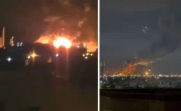 İsrail ateşle oynuyor! Dev petrokimya tesisine bomba yağdırdılar