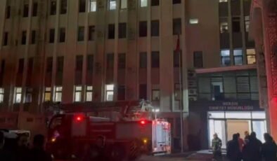 Mersin Emniyeti'nde yangın alarmı