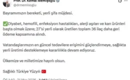 36 ilaç geri ödeme kapsamına alındı