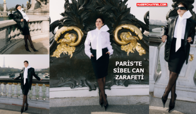 Sibel Can Paris'te zamansız şıklığıyla ve zarafetiyle büyüledi