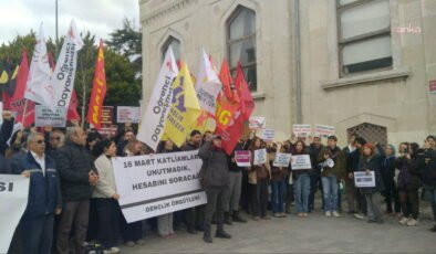 16 Mart 1978'de İstanbul Üniversitesi Eczacılık Fakültesi önünde katledilen öğrenciler katledildikleri yerde anıldı
