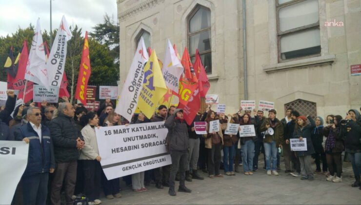 16 Mart 1978'de İstanbul Üniversitesi Eczacılık Fakültesi önünde katledilen öğrenciler katledildikleri yerde anıldı