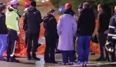 Beton bariyere çarpan motosikletin sürücüsü öldü