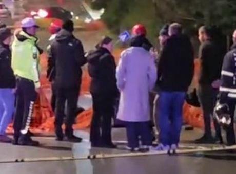 Beton bariyere çarpan motosikletin sürücüsü öldü