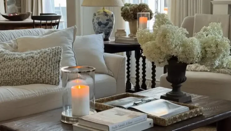Bu atmosferi yaratın: Doğal salon dekorasyonu