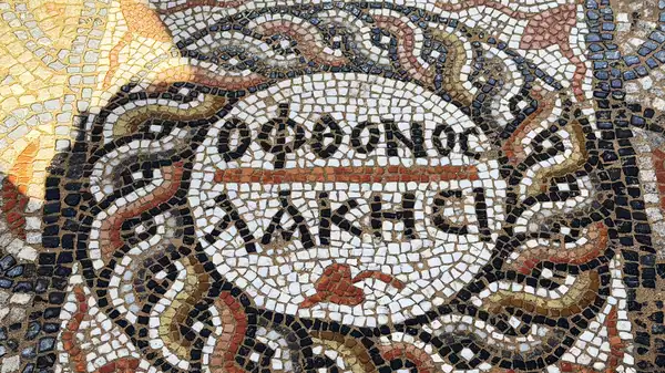 3 bin yıllık antik kentte bulunan mozaik yazısı şaşırttı: 'Kıskanan çatlasın'