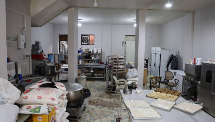Toroslar zabıtasından merdiven altı pasta imalathanesine baskın: Sağlıksız üretim yapan işletme mühürlendi