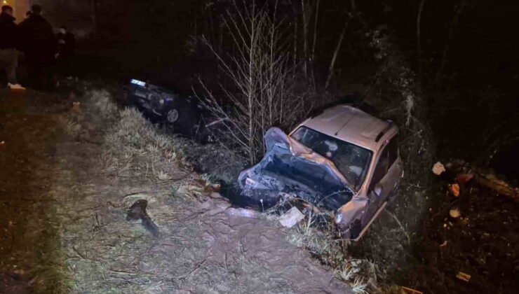 Aşırı yağış kazayı beraberinde getirdi: 6 kişi yaralandı