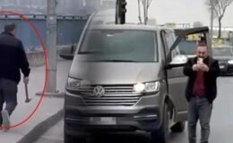 Çekiçle kavgaya geliyordu, kamerayı görünce çark etti: 180 bin lira ceza hayırlı olsun