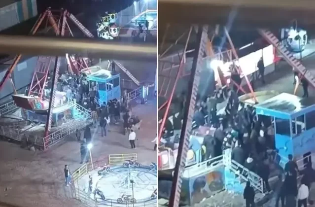 Oyun alanı savaş alanına döndü! Bir anda ortalık karıştı