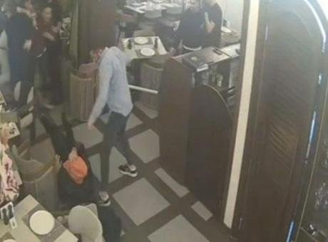 CHP'li belediye başkanının karıştığı kavga kamerada