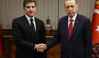 Cumhurbaşkanı Erdoğan, IKBY Başkanı Barzani ile görüştü