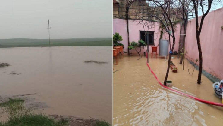 Mardin'de sağanak felaketi: Dereler taştı, tarım arazileri sular altında kaldı!
