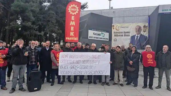 Darıca’daki Nevruz gözaltıları Gebze’de protesto edildi: 'Keyfi uygulama, düşman hukuku'