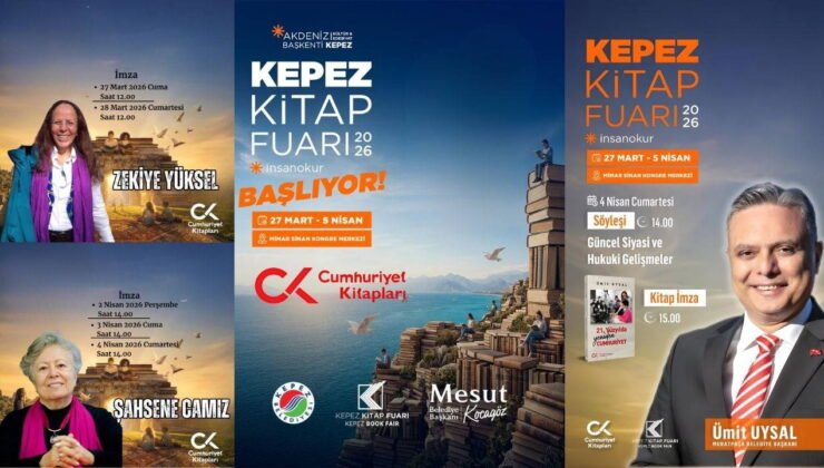 Kepez Kitap Fuarı 27 Mart’ta kapılarını açıyor
