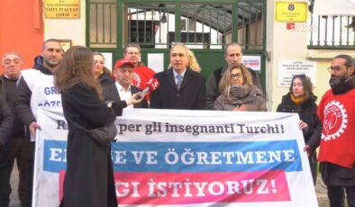 CHP'li Özçağdaş'tan, Özel İtalyan Lisesi'nde grev yapan öğretmenlere destek: 'Öğretmenlerin gördüğü zulme sessiz kalmayacağız!'