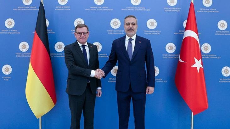 Dışişleri Bakanı Hakan Fidan, Alman mevkidaşı Wadephul ile Ankara'da bir araya geldi
